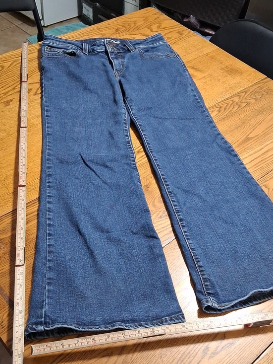 Levi's Denim - LEVI'S STRAUSS Jeans Womens 30 BLUE SUPERLOW FLARE BOOT CUT BOOTCUT Used KICK